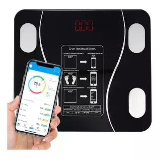 Balanza Bluetooth Control Corporal 180kg App Pilas AAA Fitness