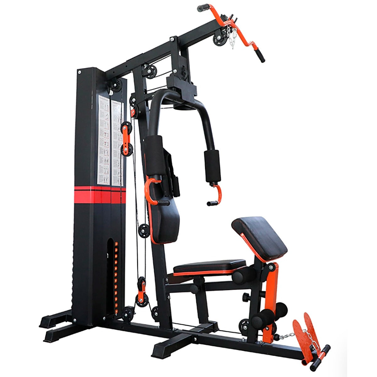 Banco Multifuerza 150lbs Multifuncional Gym Gimnasio Pesas Importado