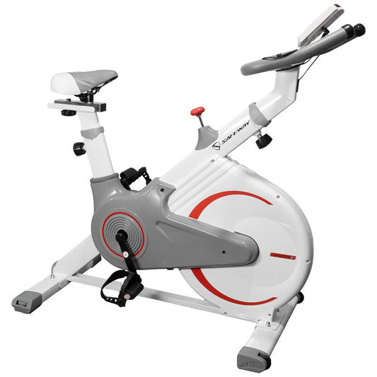 Bicicleta Estática De Spinning Regulable Panel Digital Soporta 120kg