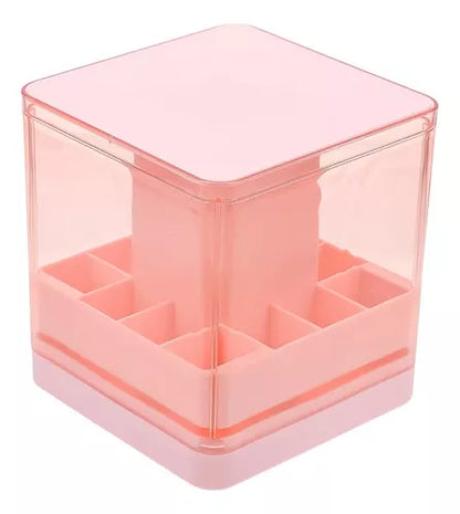 Caja Organizadora De Labiales Pintalabios 12 Unidades Tapa Automática