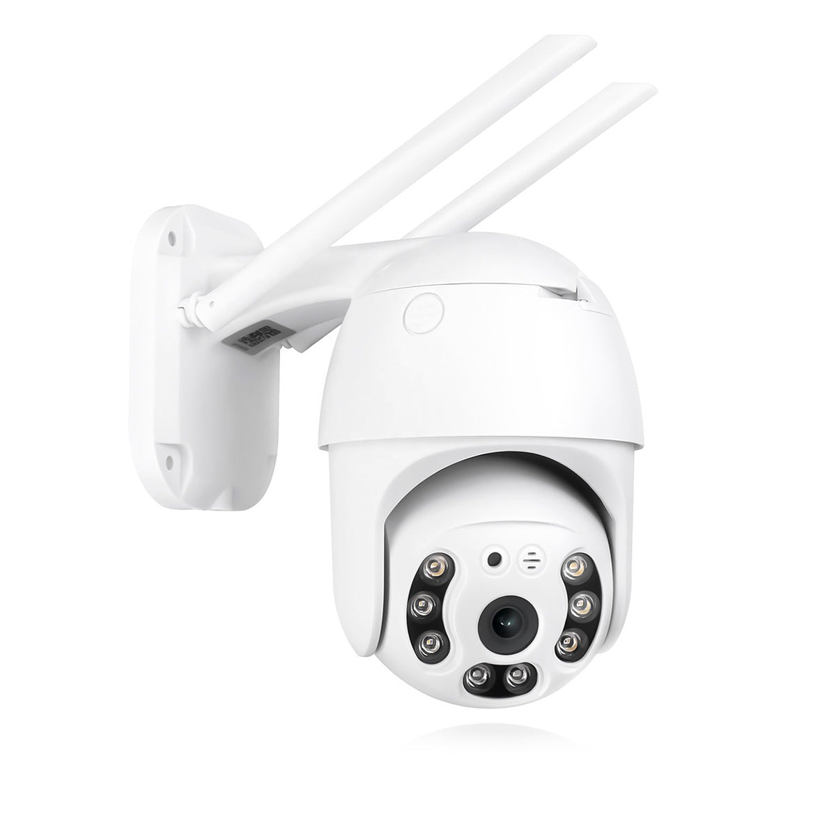 Cámara Ip Robótica 2 Antenas 1080p Exterior Wifi 360 Hd Vision Nocturna