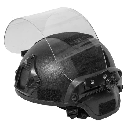 Casco Táctico + Visor Militar Policial Moto Airsoft Paintball