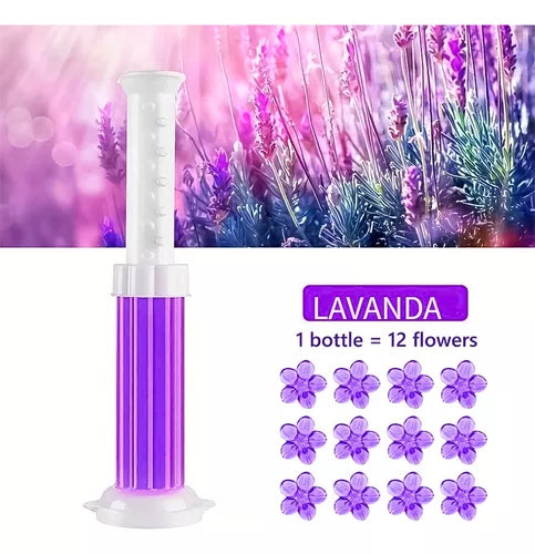 Desinfectante Aromatizante Para Inodoro En Forma De Flor Limpiador En Gel