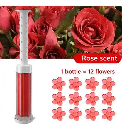 Desinfectante Aromatizante Para Inodoro En Forma De Flor Limpiador En Gel