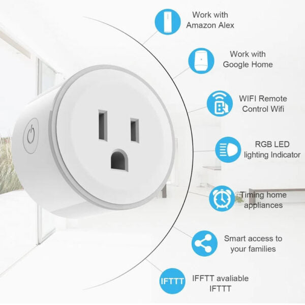 Enchufe Conector Inteligente Smart Plug Wifi