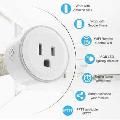 Enchufe Conector Inteligente Smart Plug Wifi