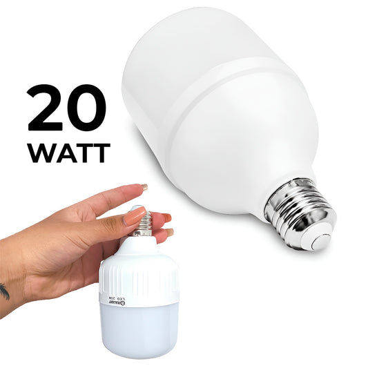 Foco Bombillo Recargable Led Alta Potencia 20w Luz Blanca Duralight