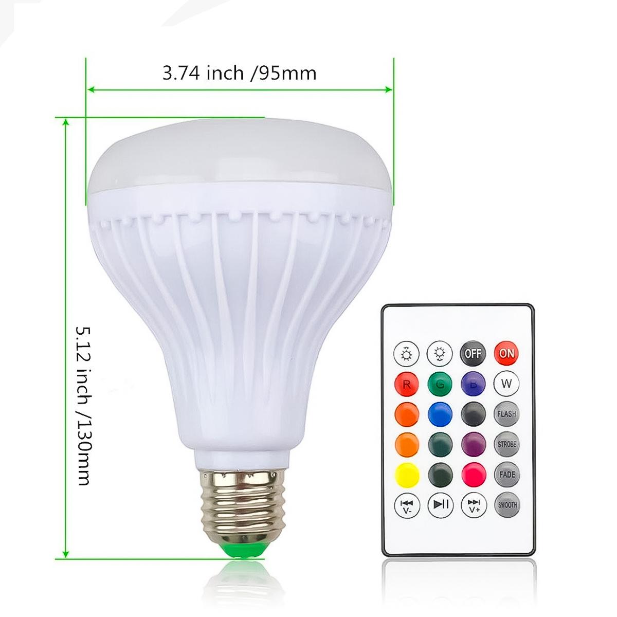 Foco Parlante Bluetooth Inteligente Multicolor Led + Control