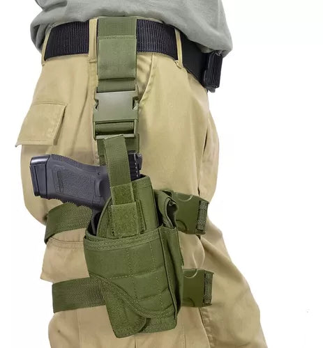 Funda De Pistola Universal Táctica De Pierna Policial Militar