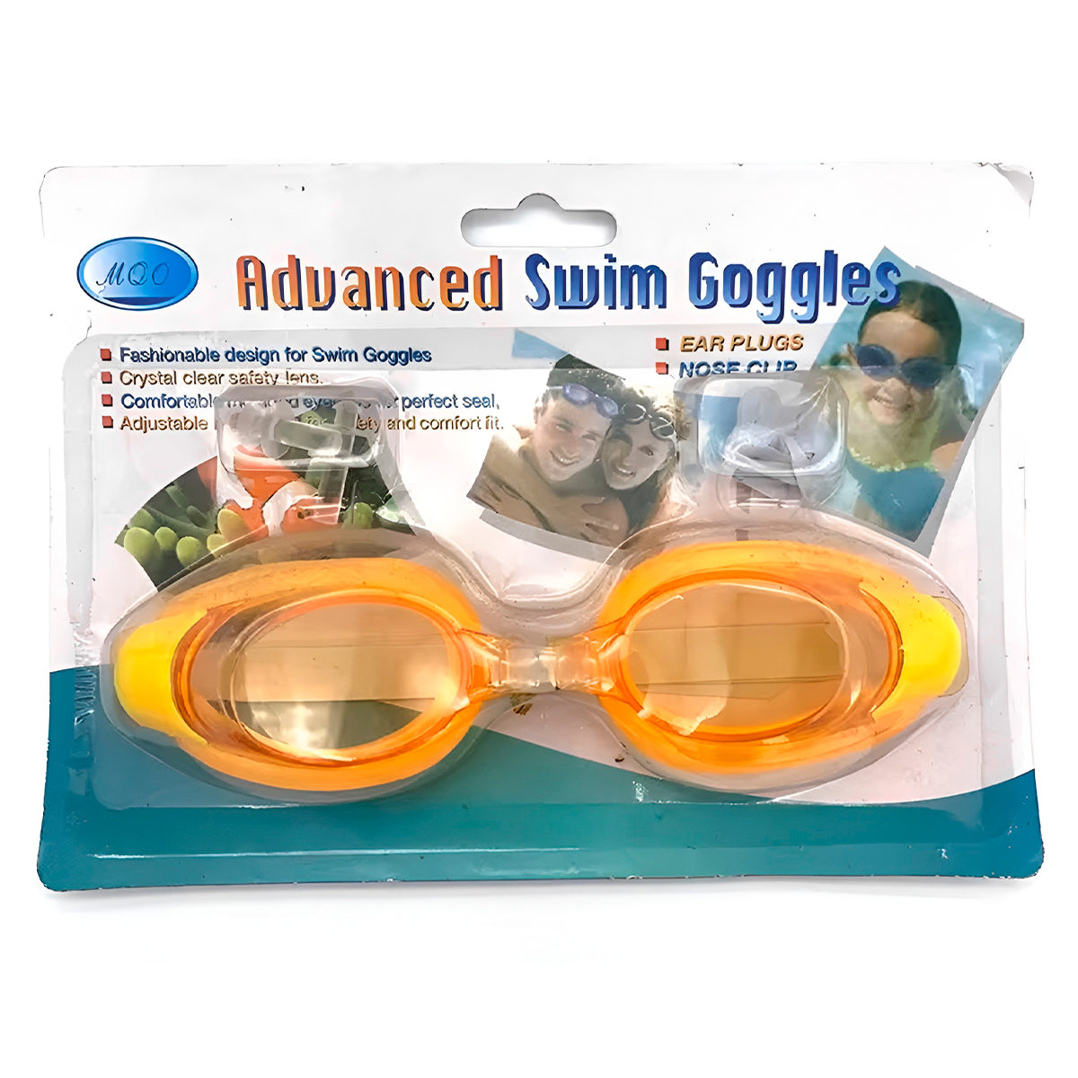 Gafas De Natacion Googles Infantil + Tapones De Oido + Clip Nasal