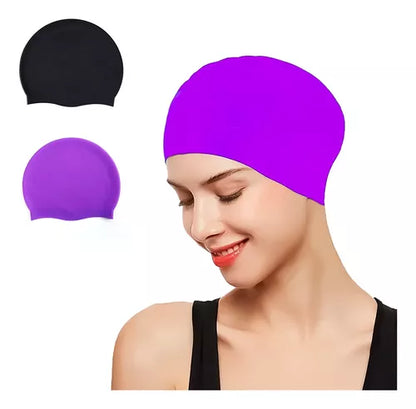 Gorro De Natación De Silicona Sin Costuras Unisex Adulto