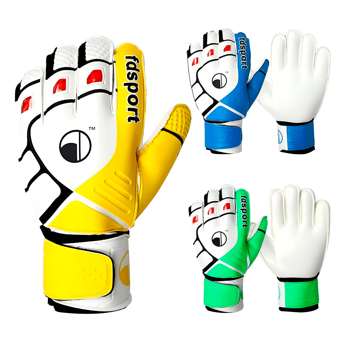 Guantes De Arquero FdSport Portero De Fútbol Muñequera + Estuche