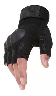 Guantes Tácticos Oakley Medio Dedo - Protector De Nudillos