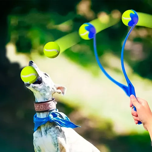 Lanzador De Bolas Juguete Interactivo De Mascotas