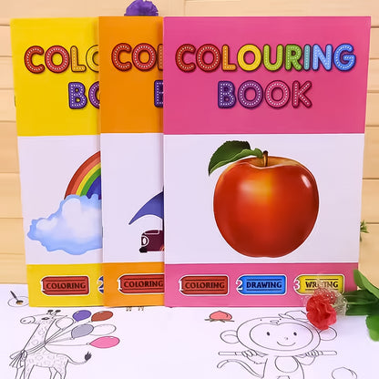 Libro Infantil En Ingles Didáctico Colorear Escribir Dibujar De 16 Páginas