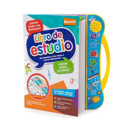 Libro De Estudio Electrónico Sonido Español Inglés Juguetes Bebés Niños