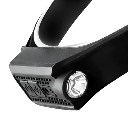 Linterna Tira Frontal Recargable De Cabeza Luz LED Blanca + Sensor