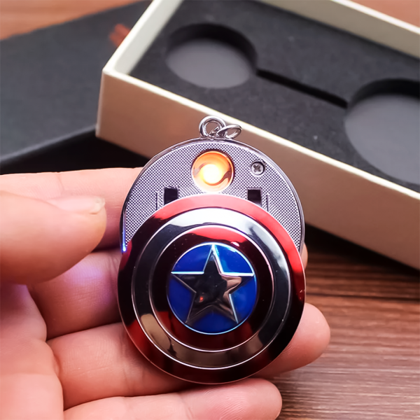 Llaveros Encendedores Recargables Vengandores Marvel Capitan America Iron-Man Thor