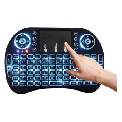 Mini Teclado Inalámbrico Usb Touchpad Retroiluminado