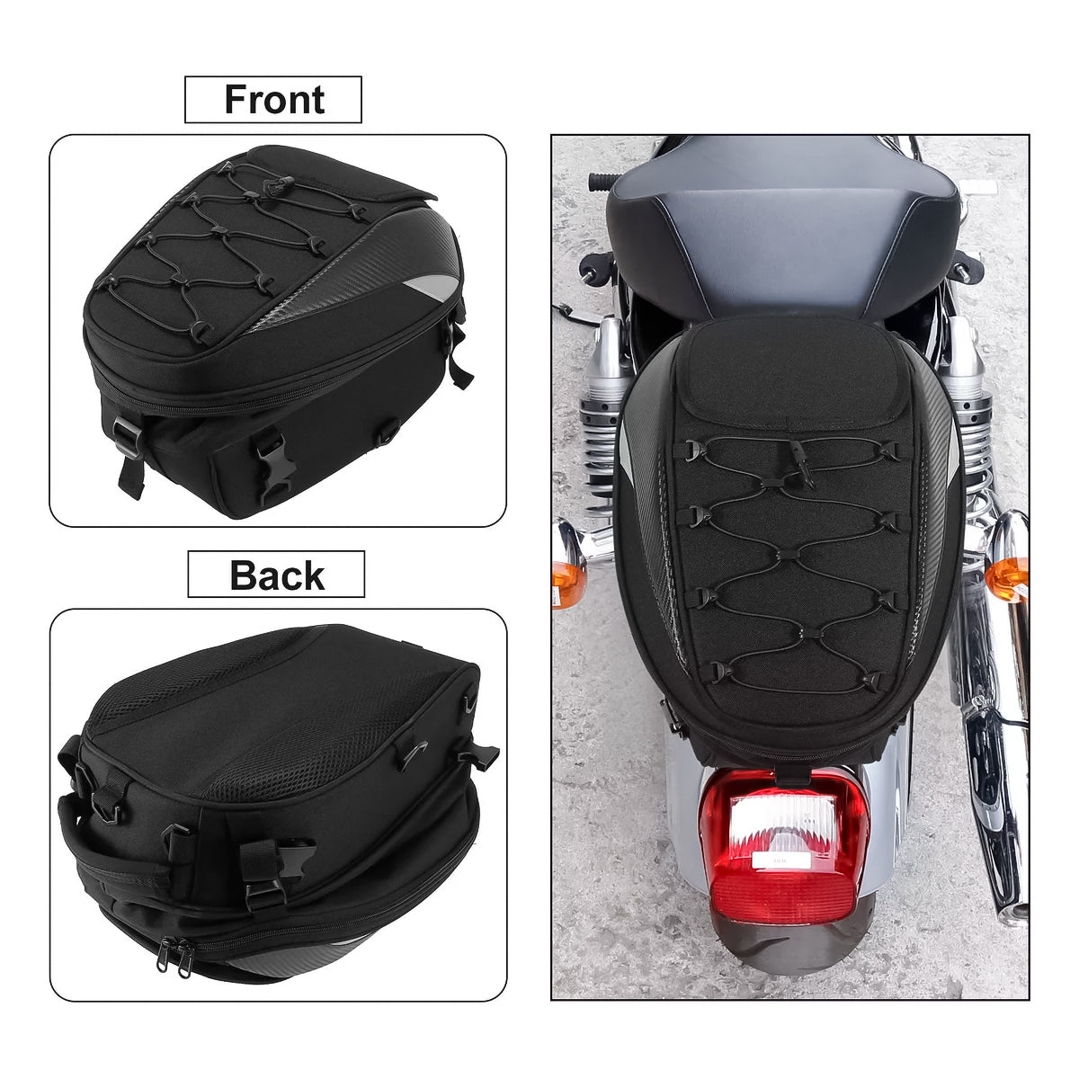 Mochila De Tanque Wolf De Moto Impemeable Multiusos