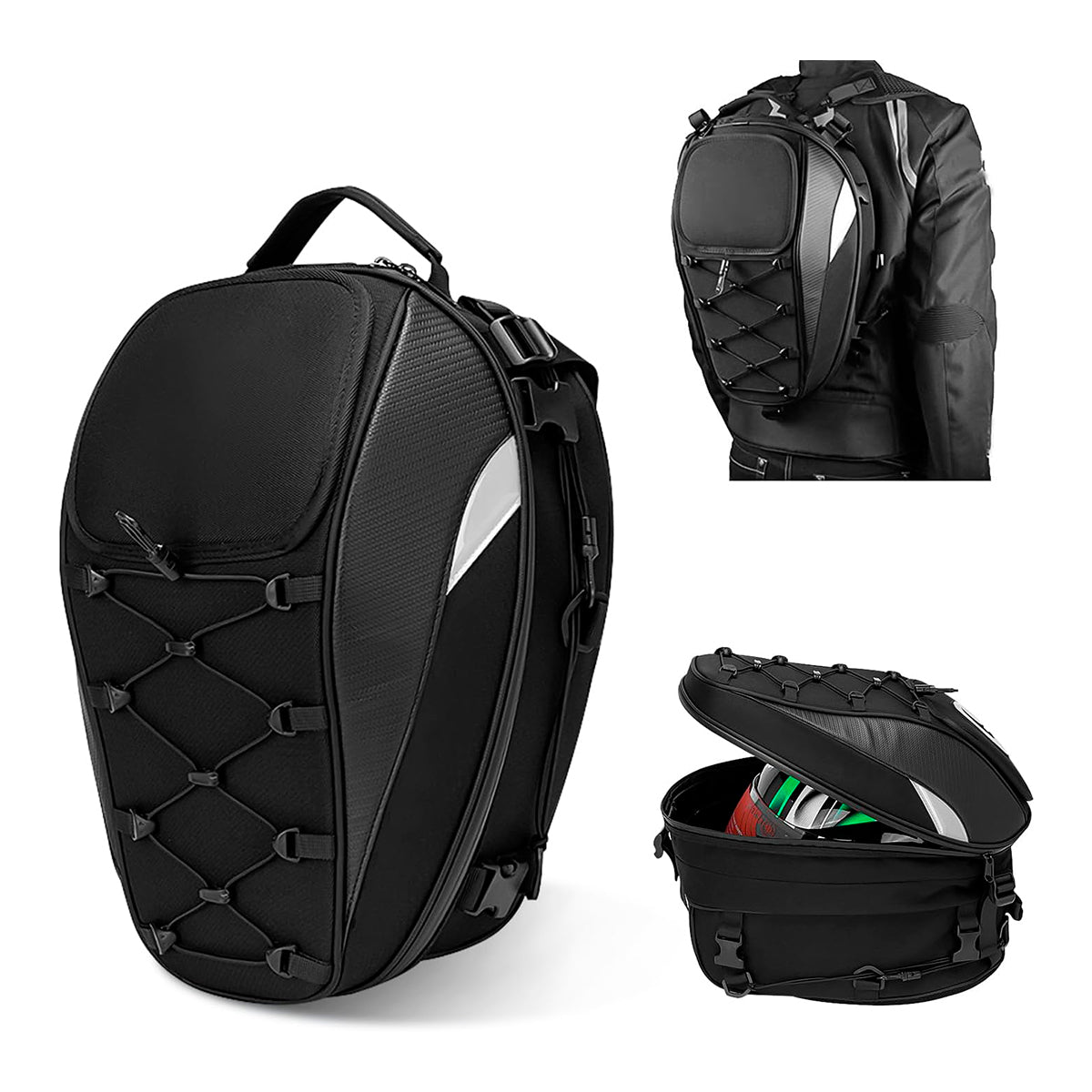 Mochila De Tanque Wolf De Moto Impemeable Multiusos