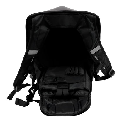 Mochila Laico Bear De Moto Fibra De Carbono + Bolsa Impermeable