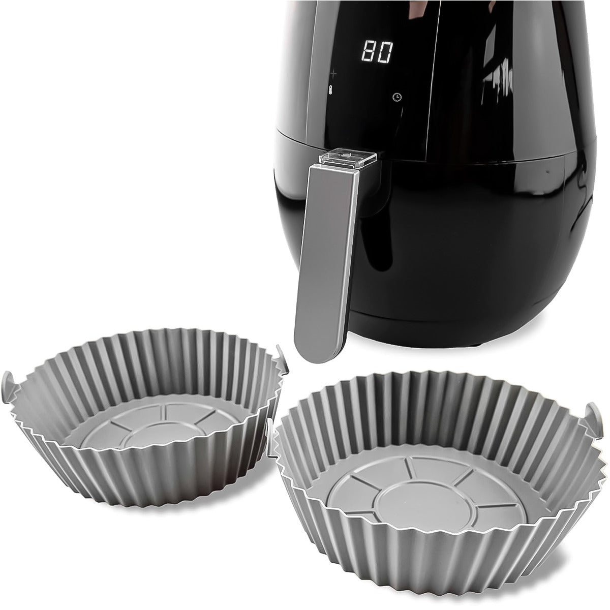 Molde De Silicona Para Air Fryer Freidora De Aire Fácil Limpieza