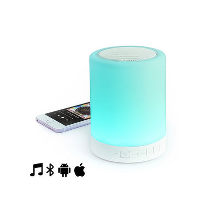 Parlantes Lampara Altavoz Bluetooth Luz Touch Lamp Tactil Led