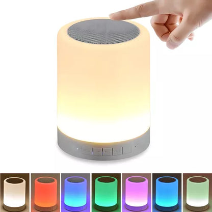 Parlantes Lampara Altavoz Bluetooth Luz Touch Lamp Tactil Led