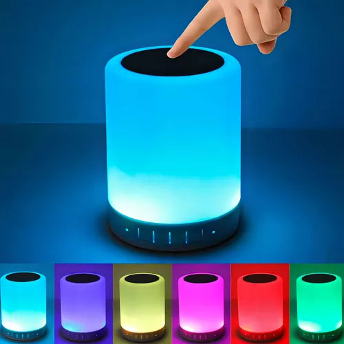 Parlantes Lampara Altavoz Bluetooth Luz Touch Lamp Tactil Led