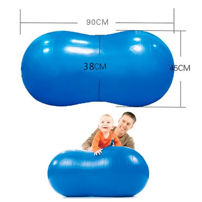 Pelota Inflable Ovalado Cacahuete Mani 90 x 45Cm