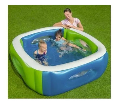 Piscina Inflable Bestway Familiar 168x168x56cm Juegos