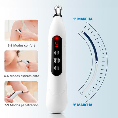 Pluma Lapiz De Masaje De Acupuntura Electrónica 5 en 1