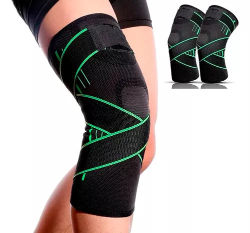 Rodillera Mailika Deportiva Elastica Ajustable Compresion