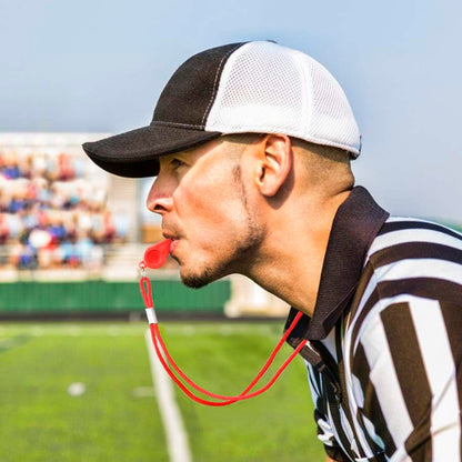 Silbato De Arbitro De Futbol Con Agarre De Dedos O Cordon 80db