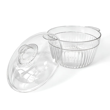 Tazón Bowl Envase Recipiente De Alimento Plástico Cocina Refrigerador Con Tapa