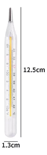Termometro De Mercurio Vidrio Clinico Hospital